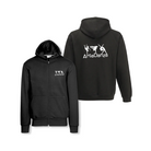 Felpa bambino cappuccio zip
