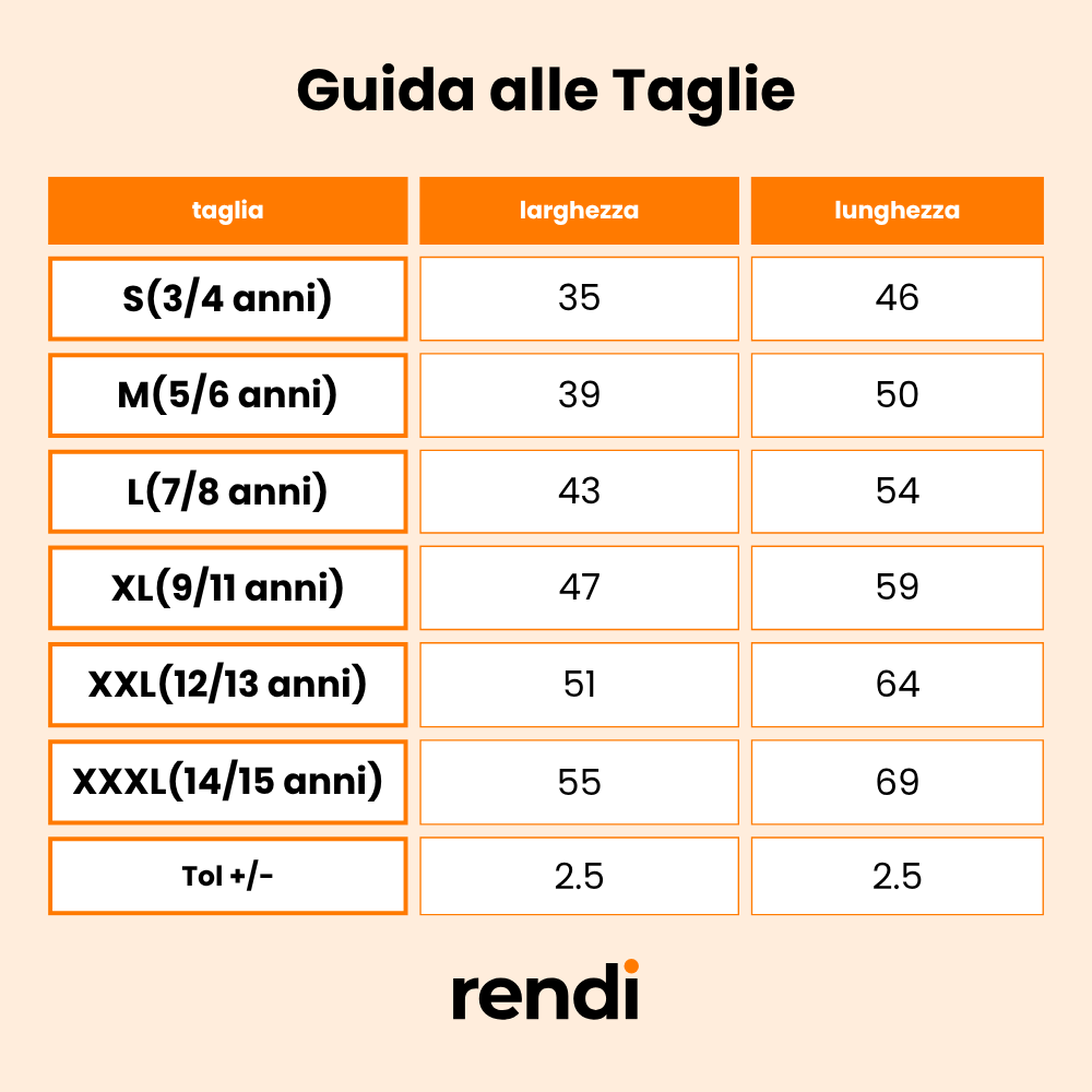 Size table