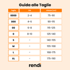 Guida alle Taglie Collant microfibra 40 den Studio Basic con cuciture piatte
