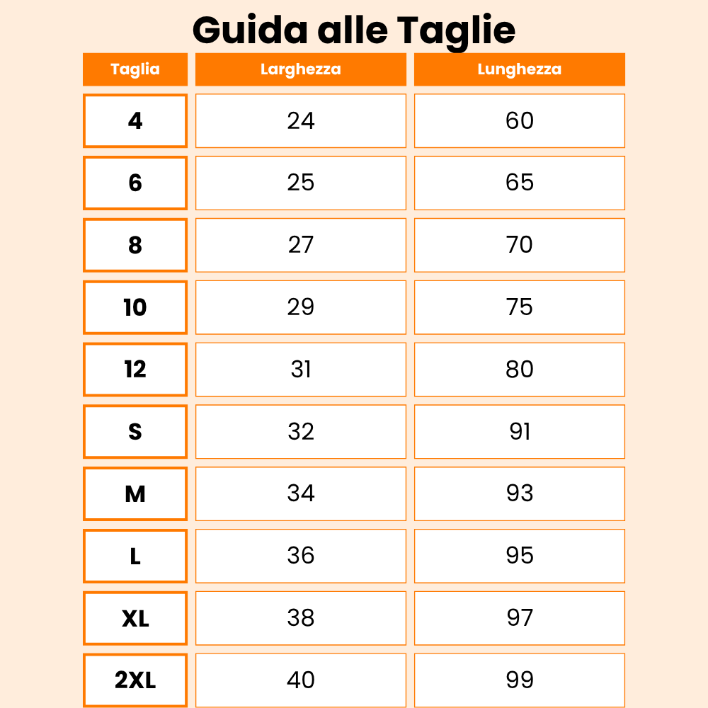 Guida alle Taglie Leggins