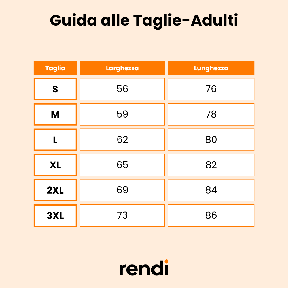 Guida alle Taglie