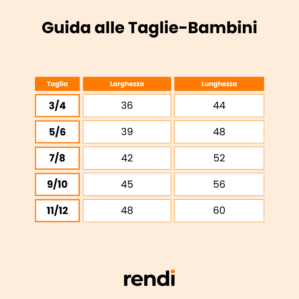 Guida alle Taglie