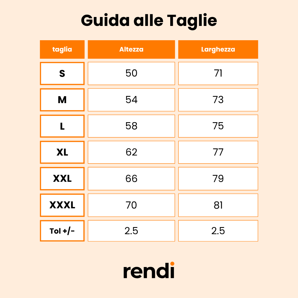 Guida alle Taglie