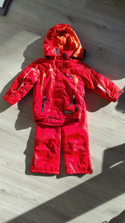 Veste de ski rouge 4 ans