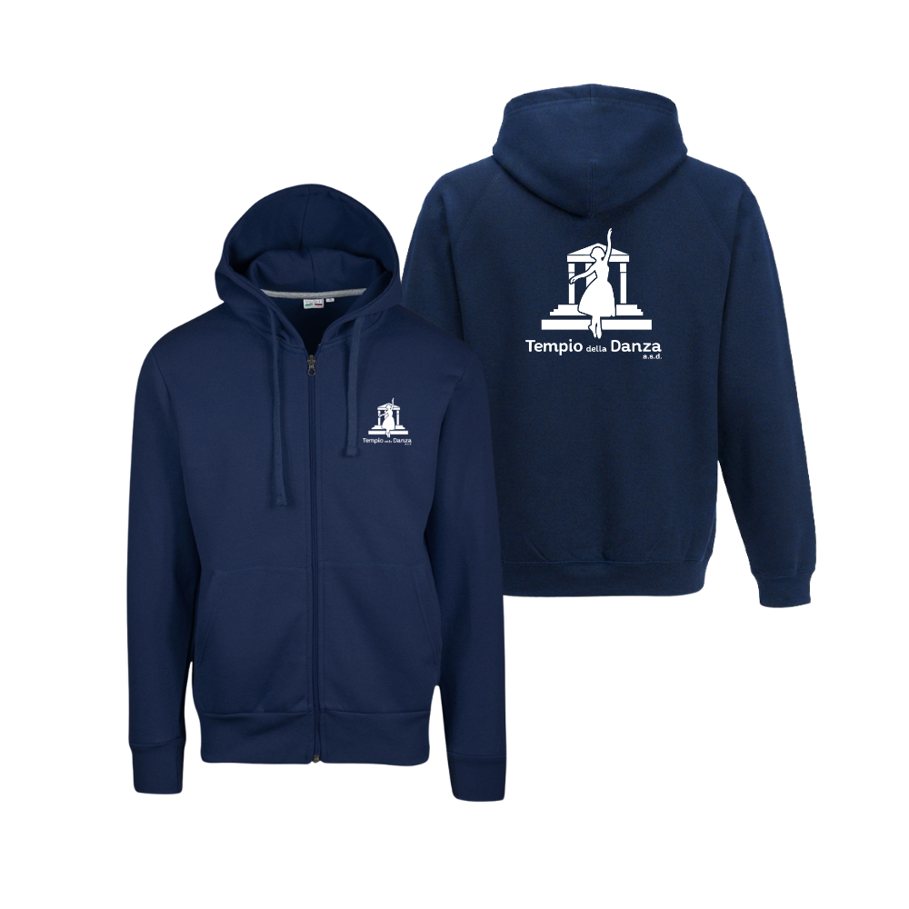 Felpa bambino cappuccio zip