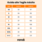 Guida alle taglie pantalone adulto