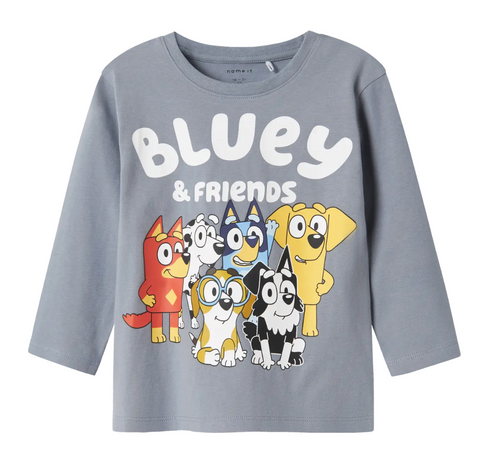 maglietta a maniche lunghe  Bluey