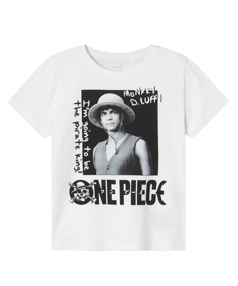 One Piece Monkey D. Luffy Chapeau de paille Netflix t-shirt à manches courtes
