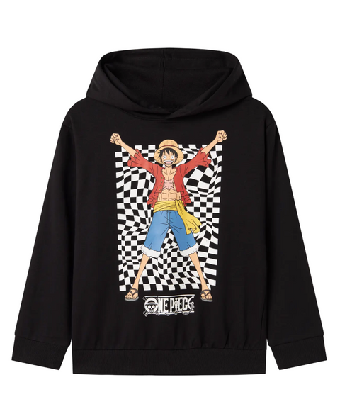 One Piece Monkey D. Luffy Straw Hat Crew Felpe maniche lunghe