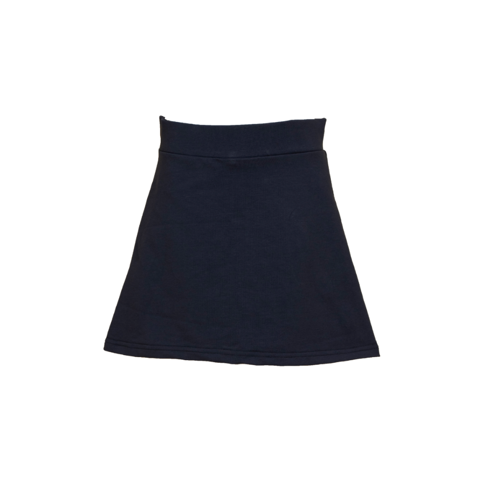 Gonna bambina college con pantaloncino