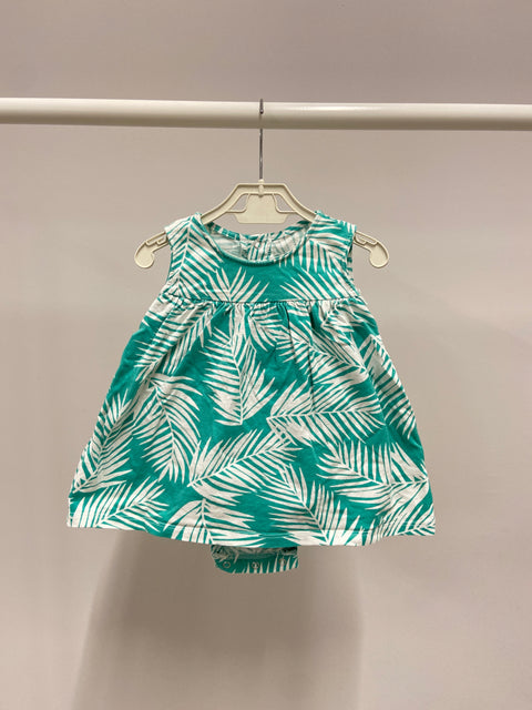 Robe Palmette vert frais