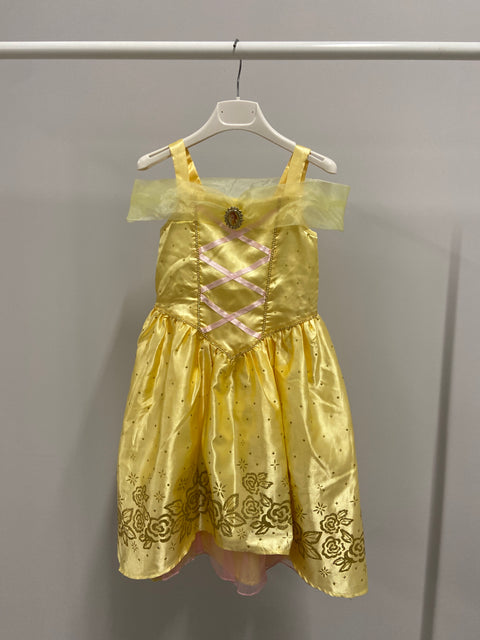 « Robe de bébé princesse jaune »