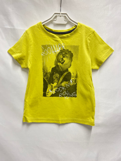 T-shirt jaune « Rock King »