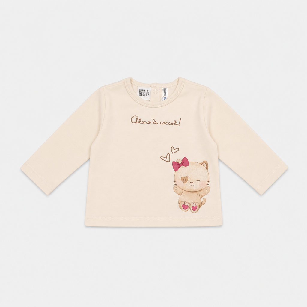 Maglietta maniche lunghe - Bambina - 60 - 65 | 3 mesi