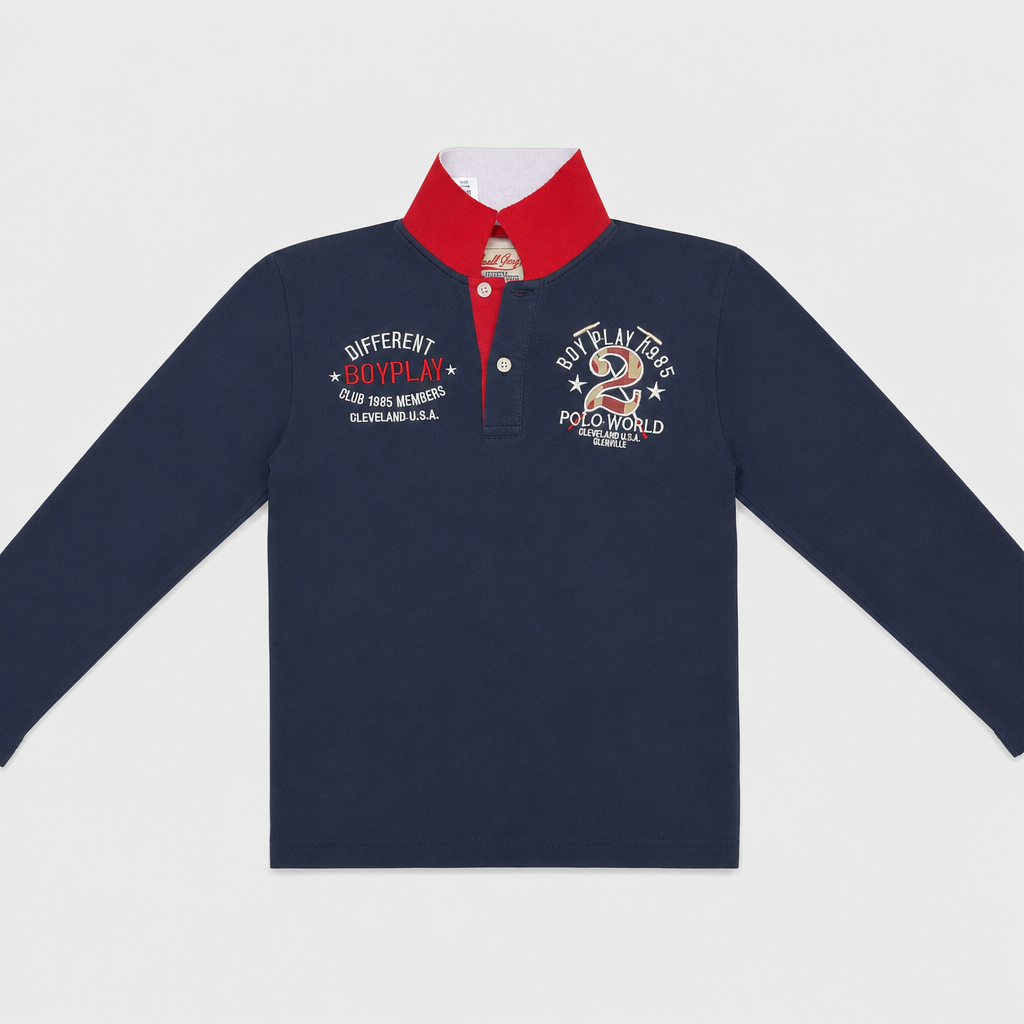 Polo maniche lunghe - Bambino - 126 - 131 | 8 anni