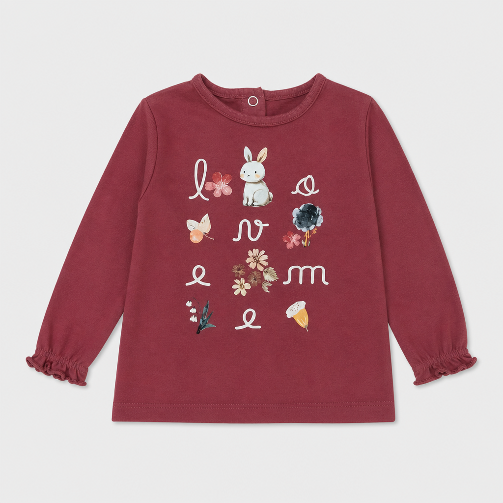 Maglietta maniche lunghe - Bambina - 66 - 71 | 6 mesi