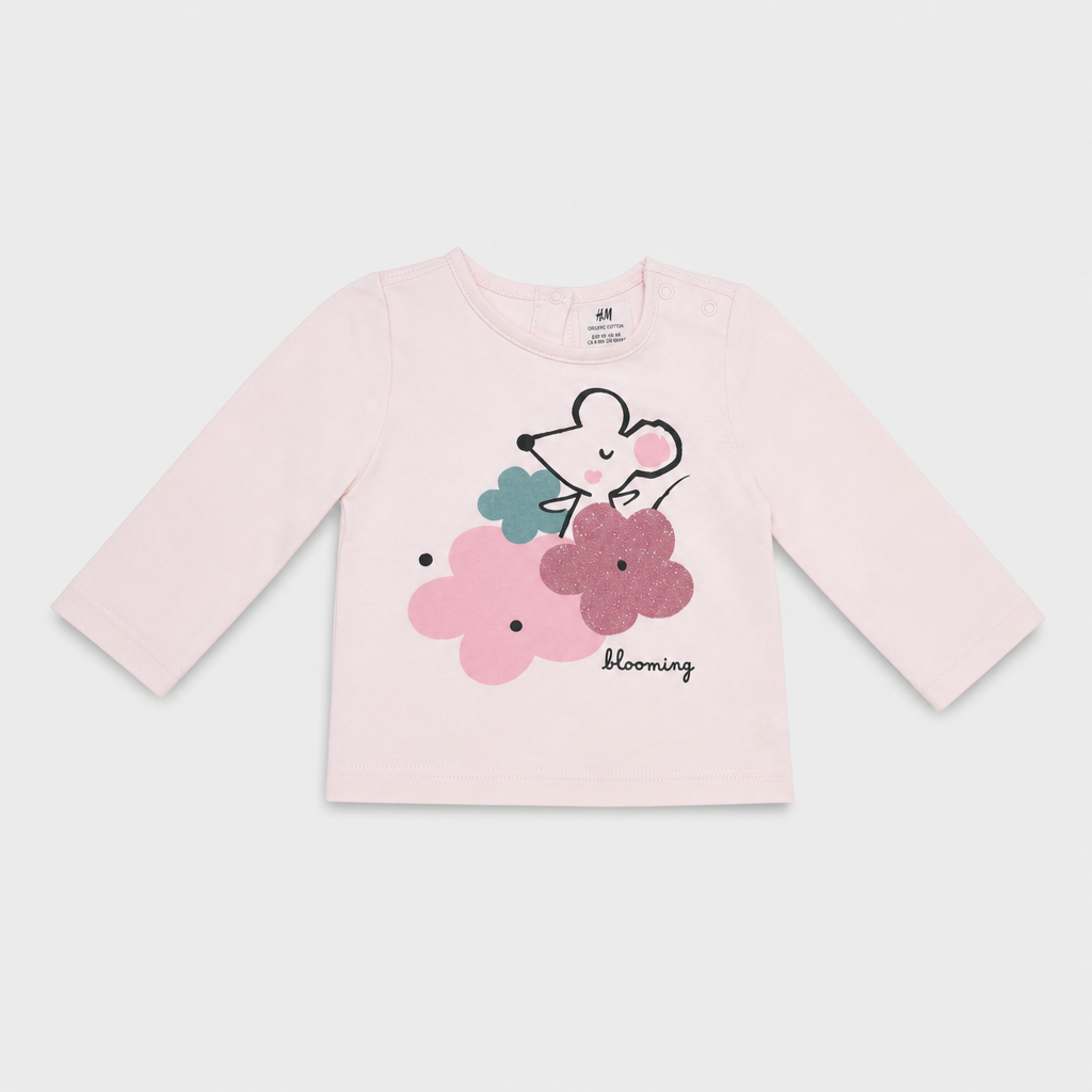 Maglietta maniche lunghe - Bambina - 60 - 65 | 3 mesi