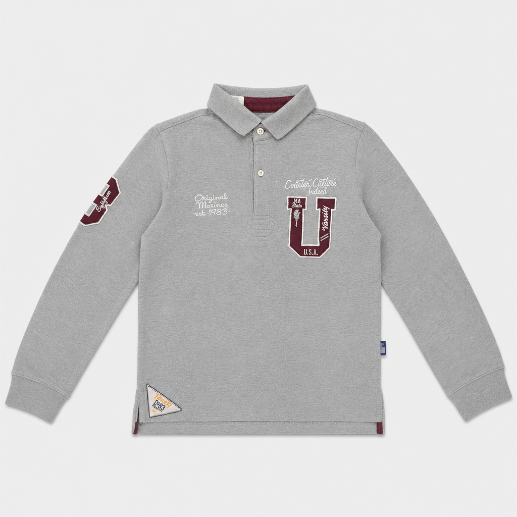 Polo maniche lunghe - Bambino - 114 - 119 | 6 anni