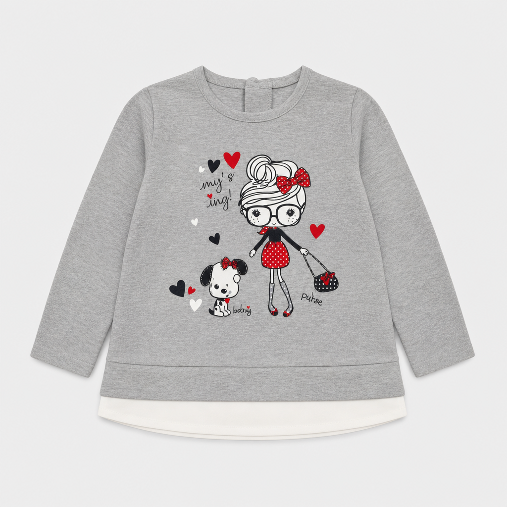 Maglietta maniche lunghe - Bambina - 96 - 101 | 3 anni