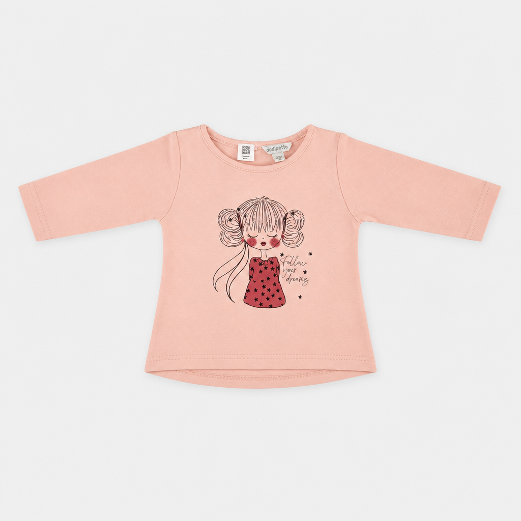 Maglietta maniche lunghe - Bambina - 78 - 83 | 1 anno