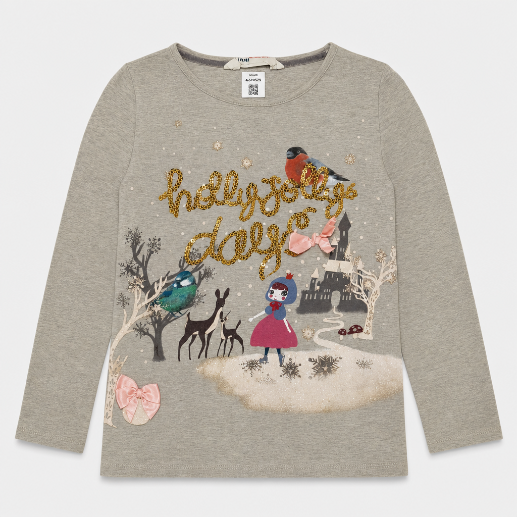 Maglietta maniche lunghe - Bambina - 108 - 113 | 5 anni