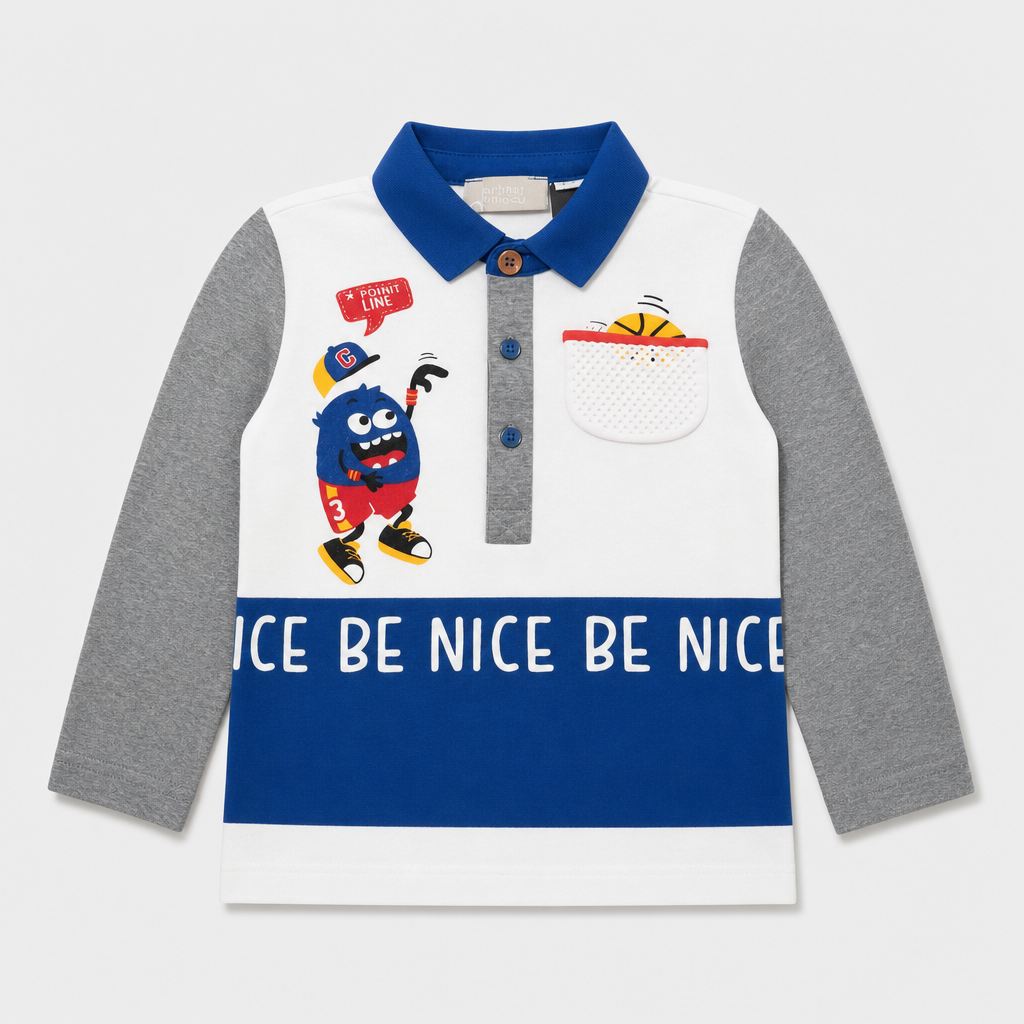 Polo maniche lunghe - Bambino - 72 - 77 | 9 mesi