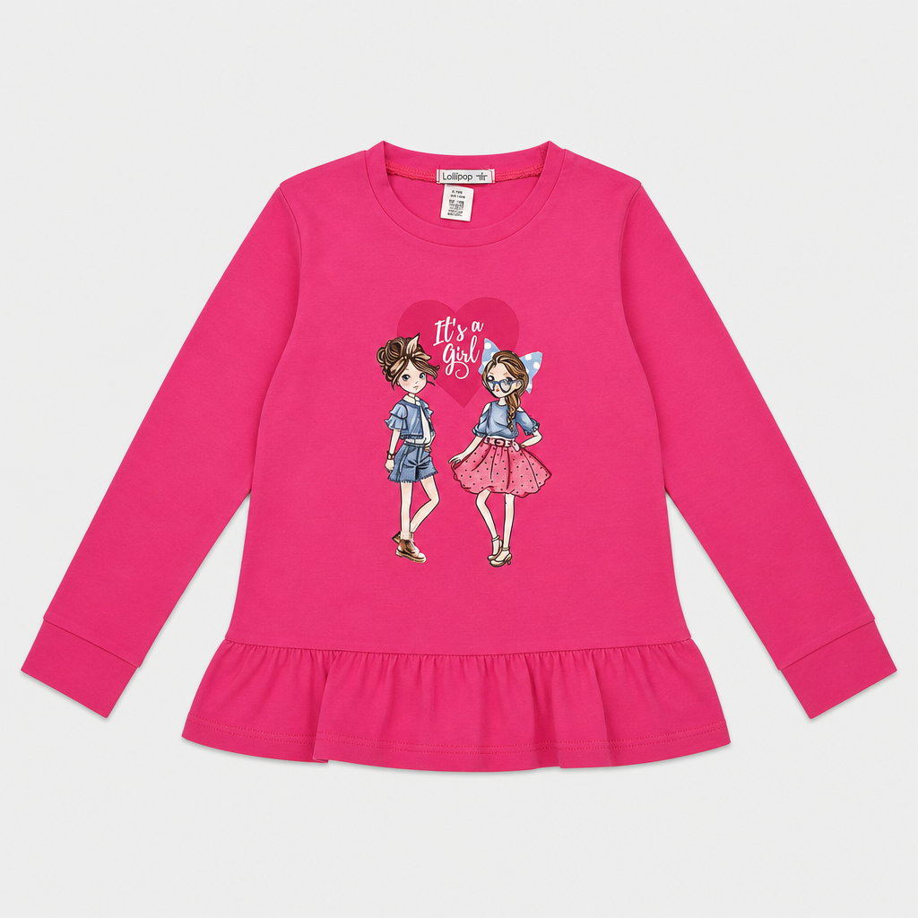 Maglietta maniche lunghe - Bambina - 120 - 125 | 7 anni