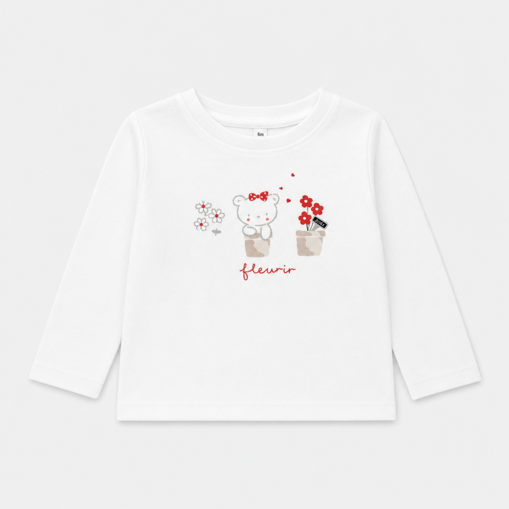 Maglietta maniche lunghe - Bambina - 60 - 65 | 3 mesi