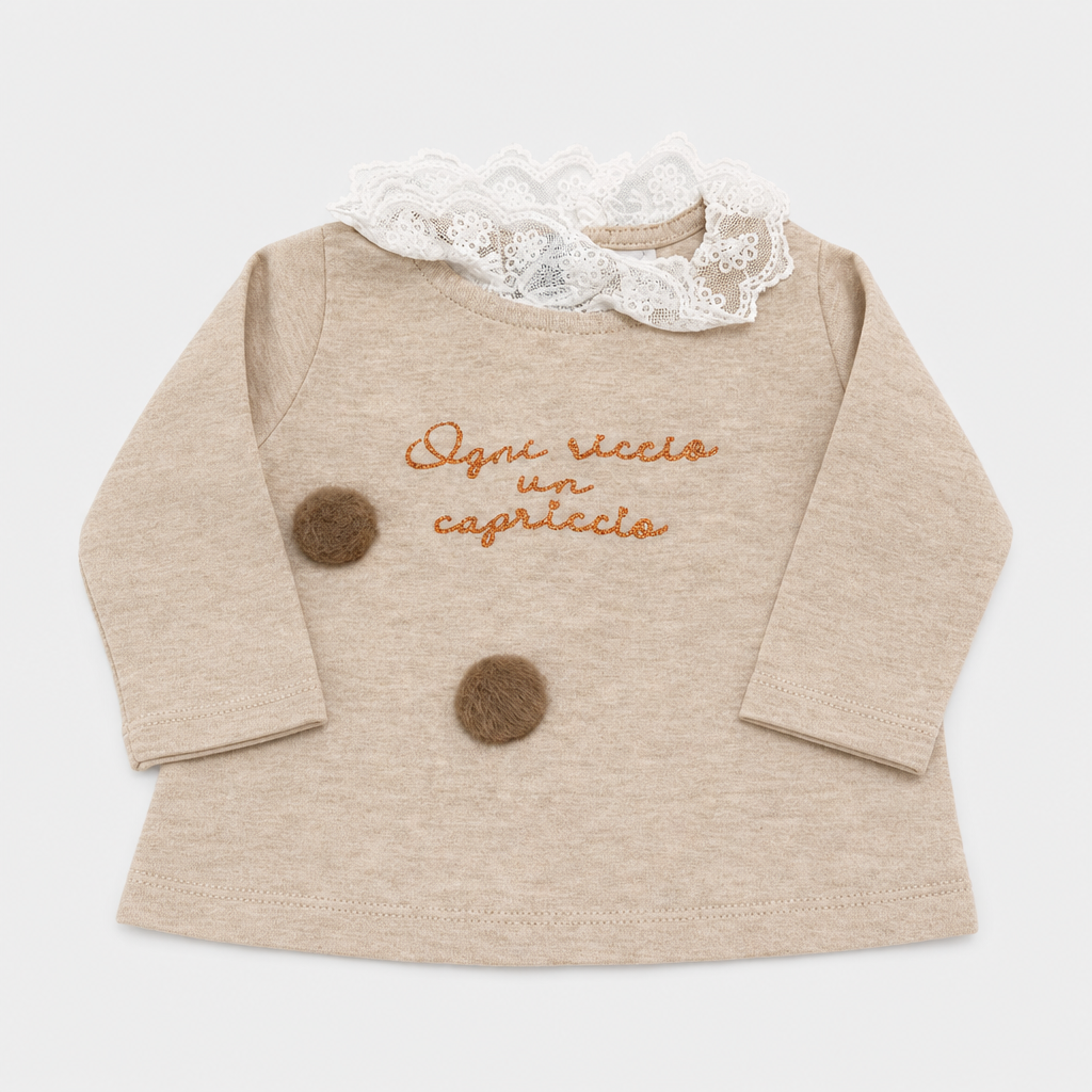 Maglietta maniche lunghe - Bambina - 60 - 65 | 3 mesi