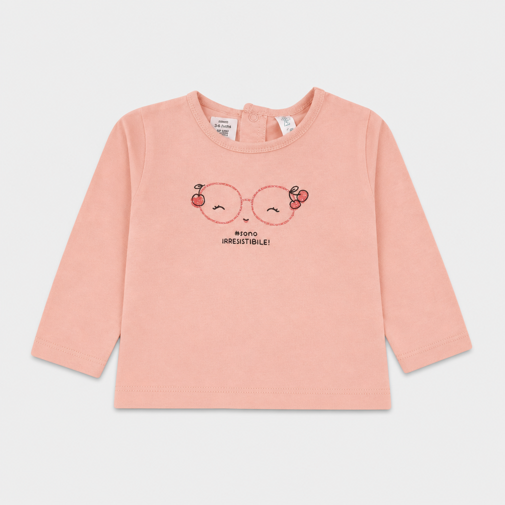 Maglietta maniche lunghe - Bambina - 60 - 65 | 3 mesi
