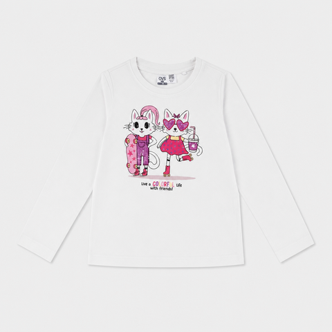 Maglietta maniche lunghe - Bambina - 108 - 113 | 5 anni