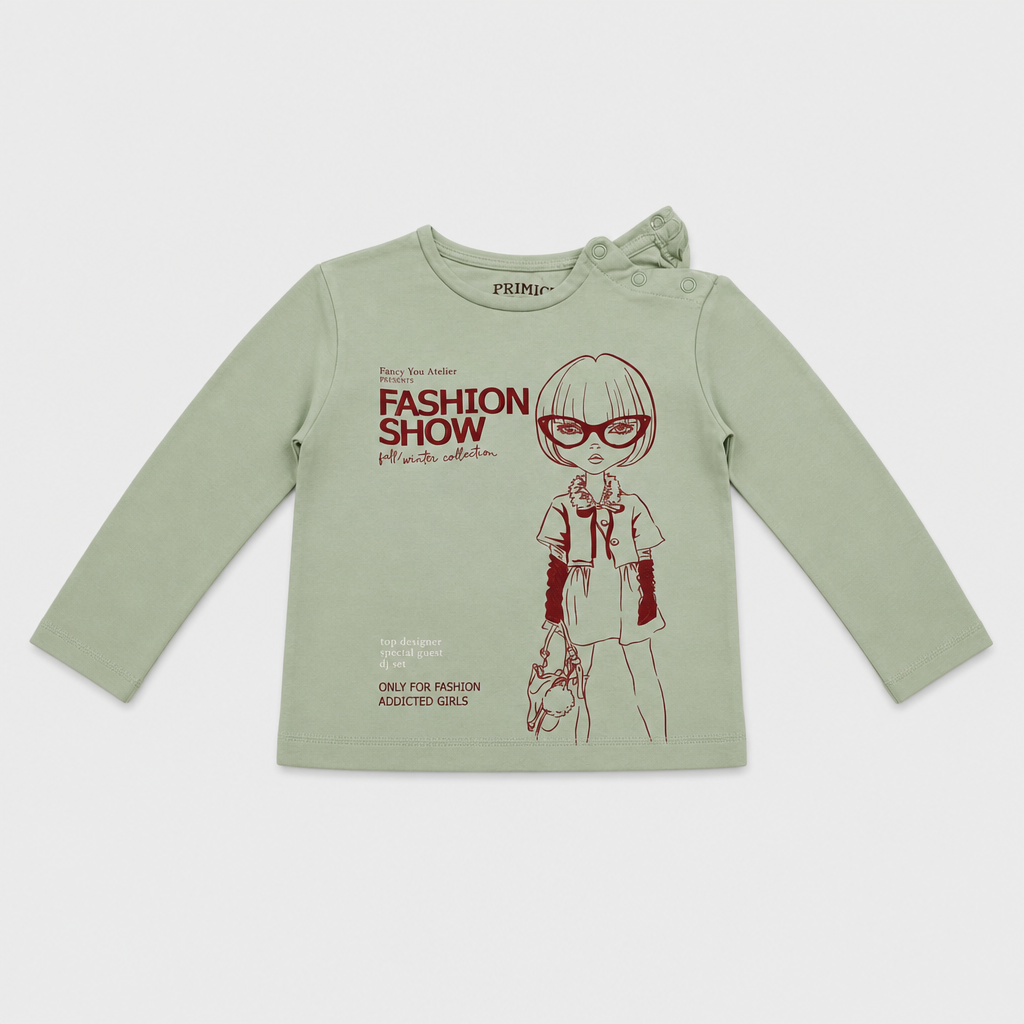 Maglietta maniche lunghe - Bambina - 78 - 83 | 1 anno