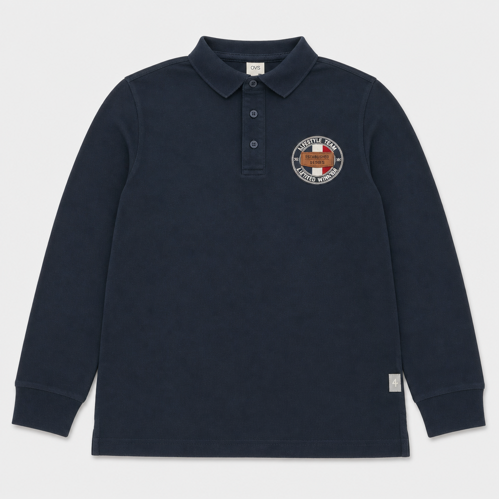 Polo maniche lunghe - Bambino - 114 - 119 | 6 anni