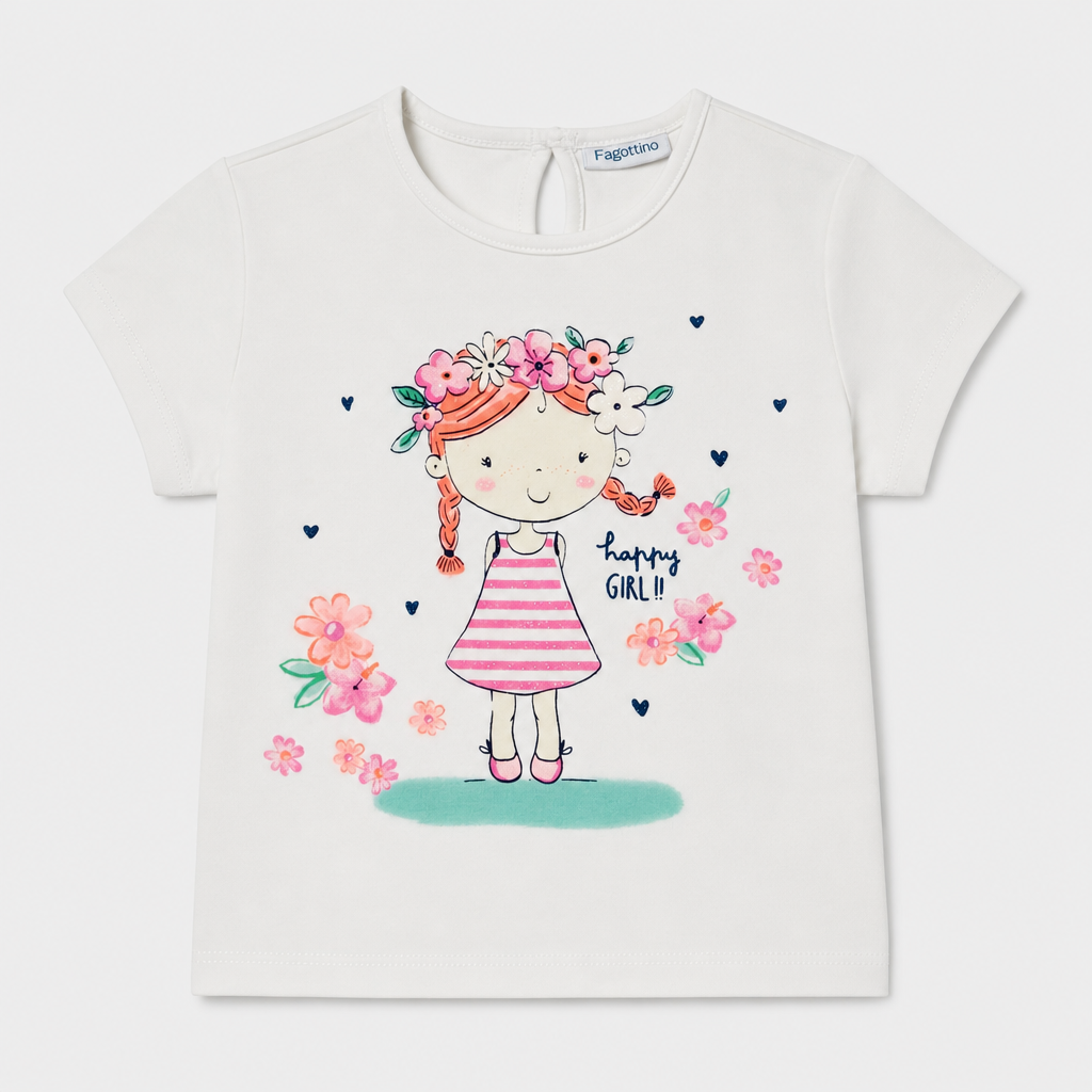 Maglietta maniche corte - Bambina - 72 - 77 | 9 mesi