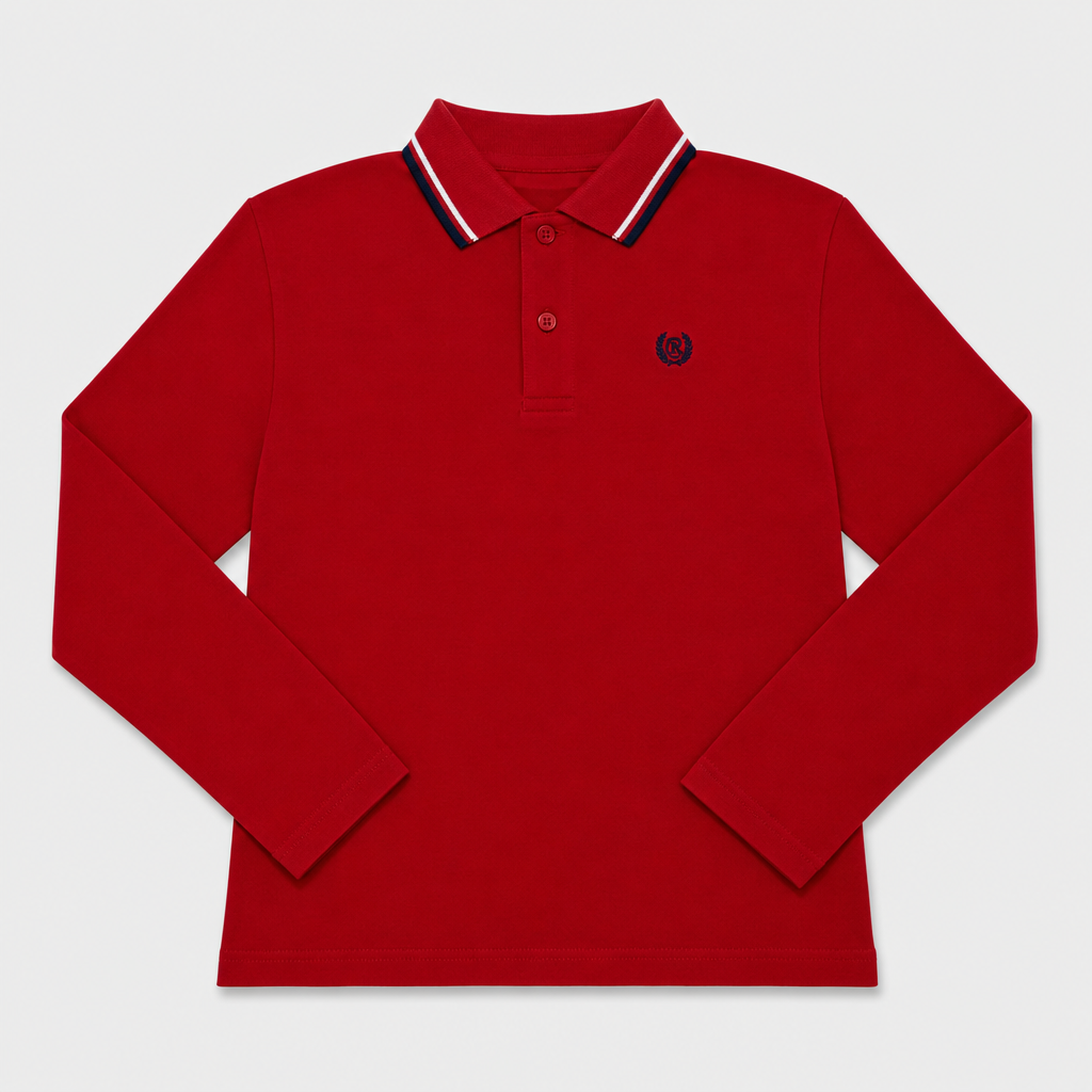 Polo maniche lunghe - Bambino - 120 - 125 | 7 anni