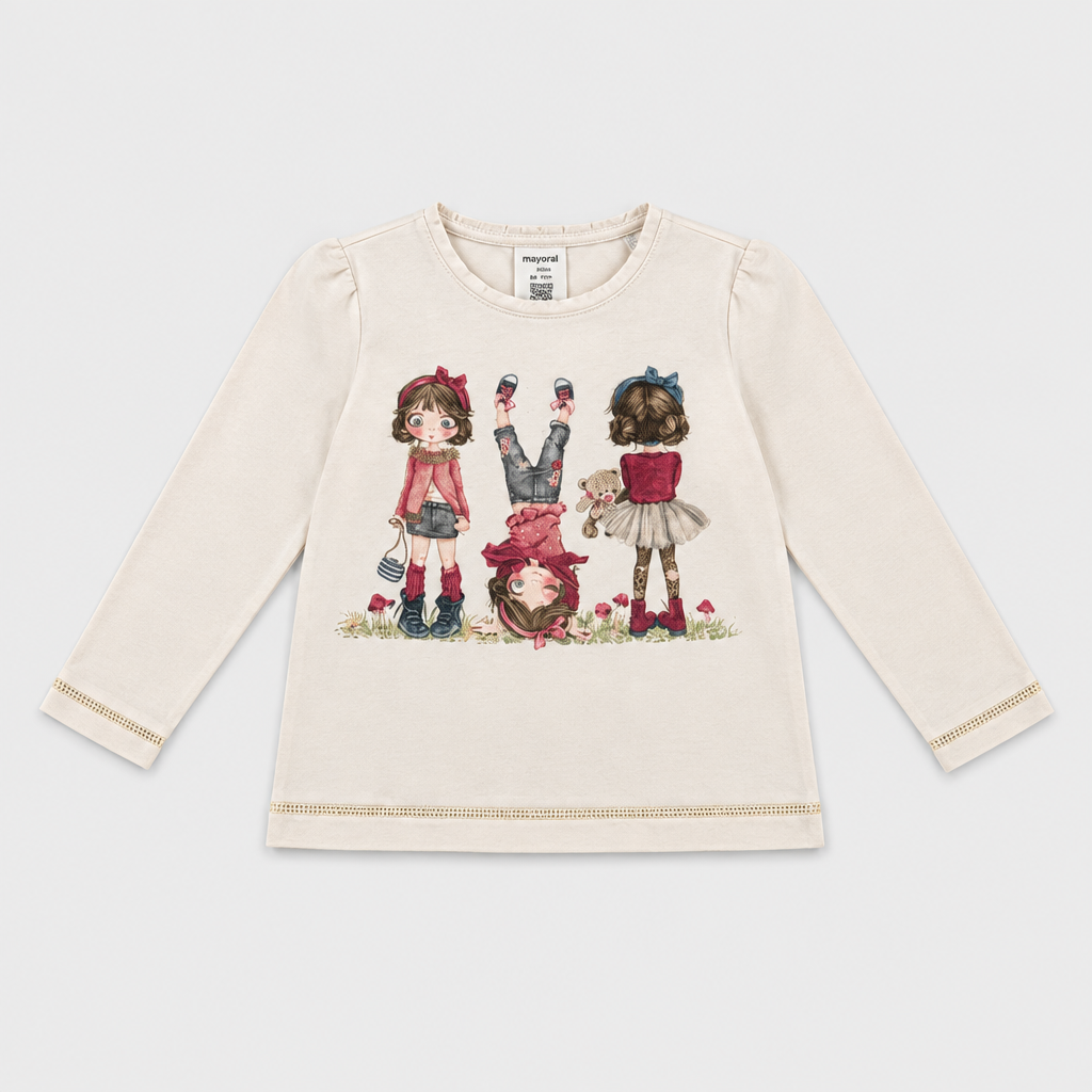 Maglietta maniche lunghe - Bambina - 102 - 107 | 4 anni