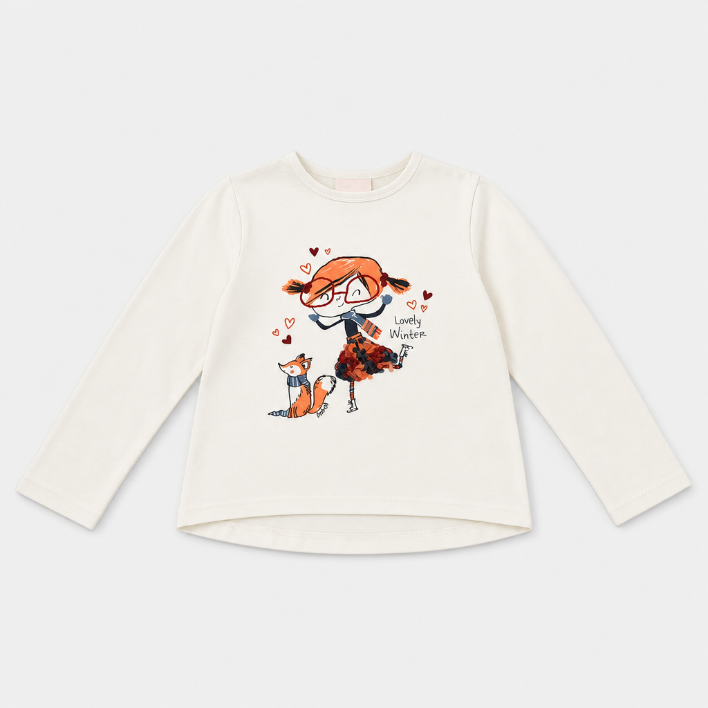 Maglietta maniche lunghe - Bambina - 90 - 95 | 2 anni