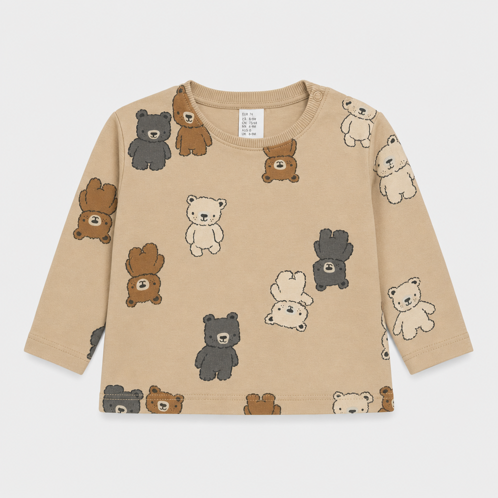 Maglietta maniche lunghe - Bambino - 66 - 71 | 6 mesi