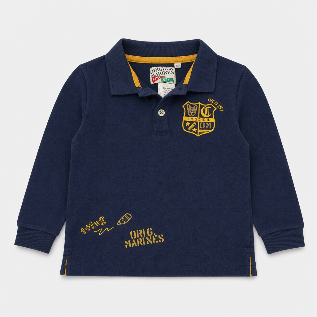 Polo maniche lunghe - Bambino - 84 - 89 | 18 mesi