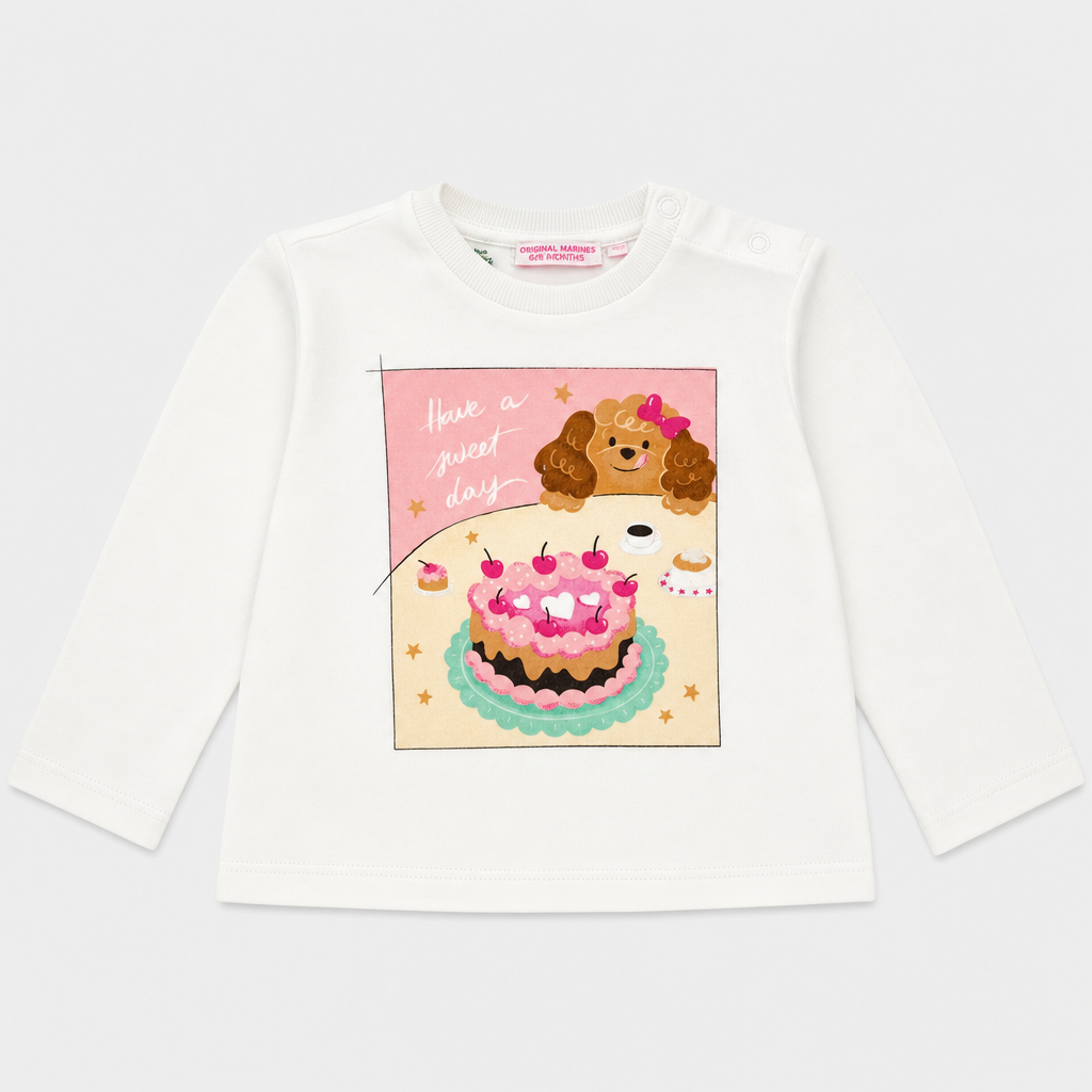 Maglietta maniche lunghe - Bambina - 72 - 77 | 9 mesi