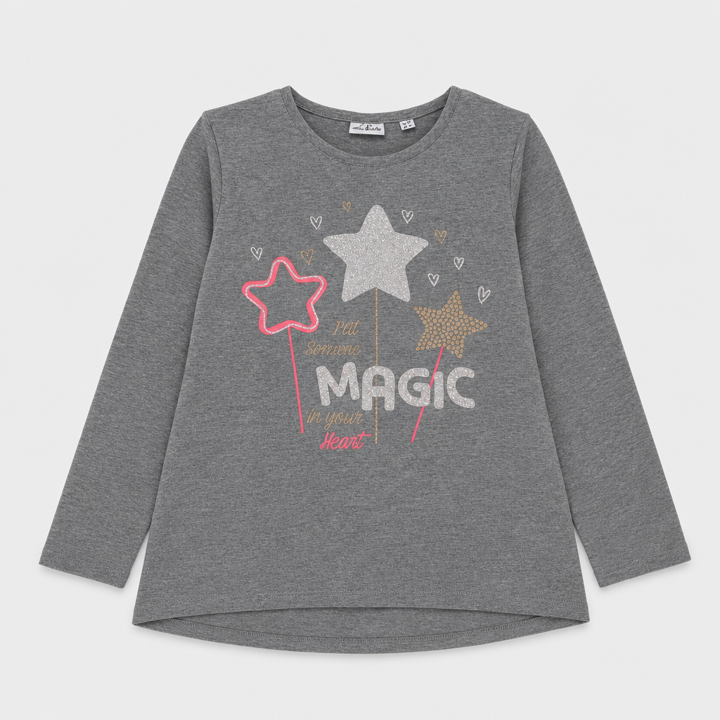 Maglietta maniche lunghe - Bambina - 114 - 119 | 6 anni