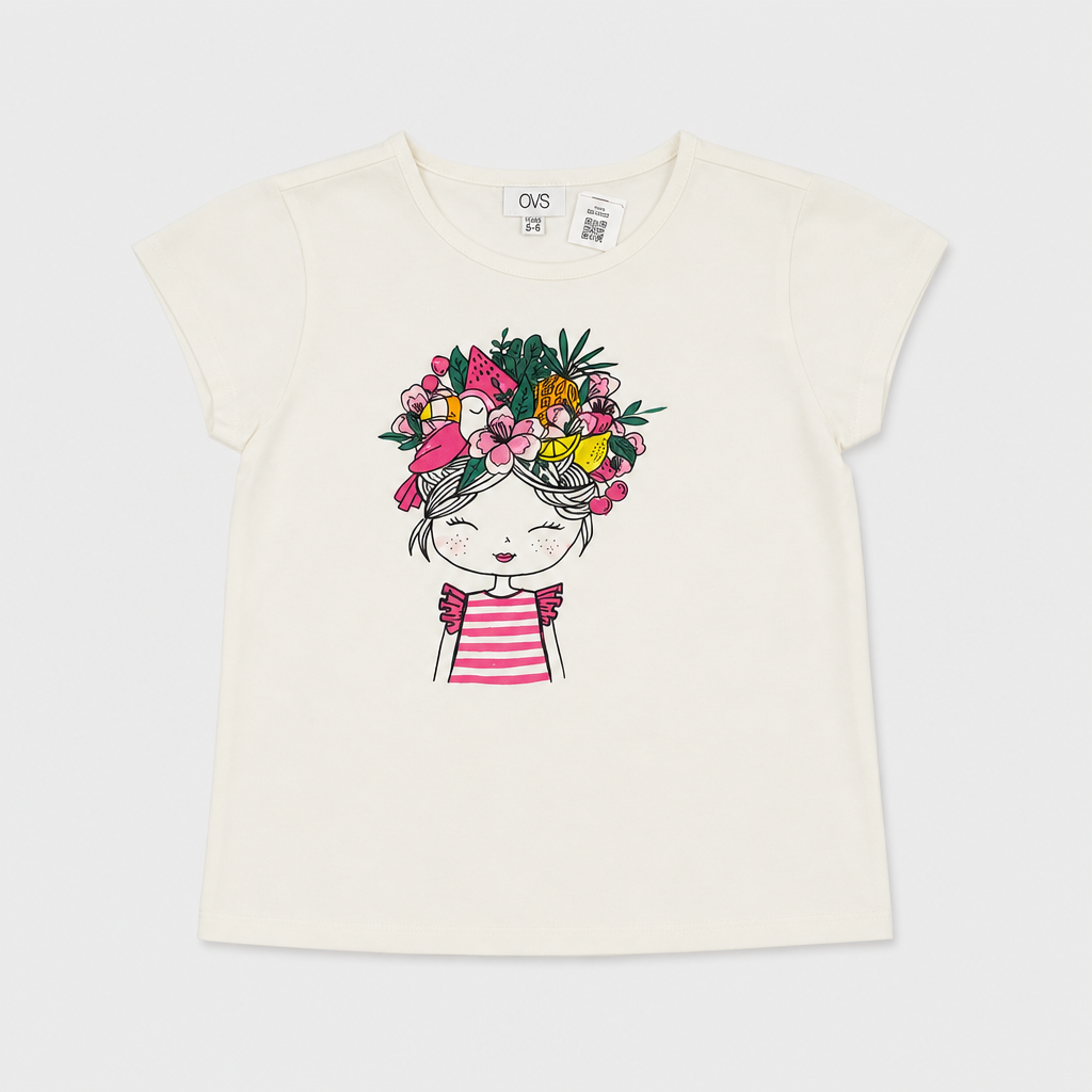 Maglietta maniche corte - Bambina - 120 - 125 | 7 anni