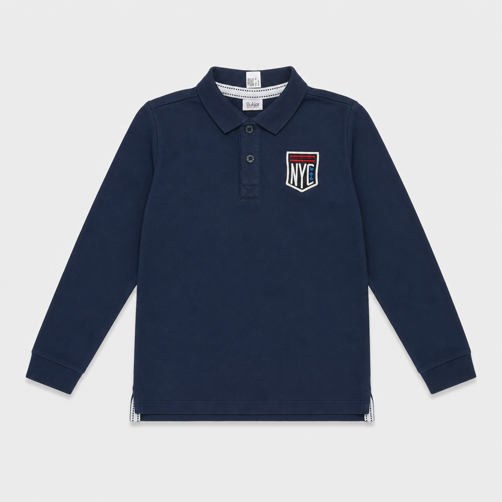 Polo maniche lunghe - Bambino - 120 - 125 | 7 anni