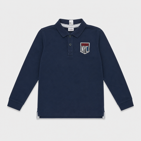 Polo maniche lunghe - Bambino - 120 - 125 | 7 anni