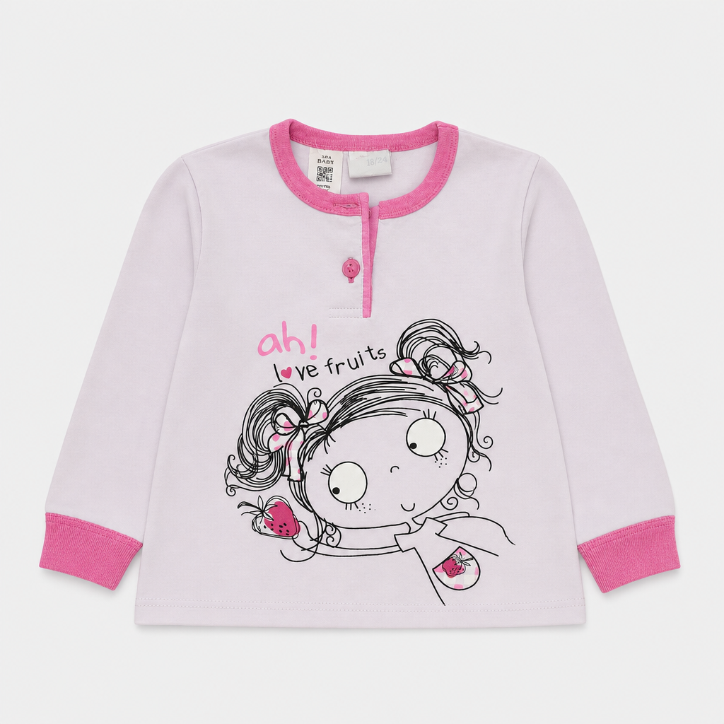 Maglietta maniche lunghe - Bambina - 84 - 89 | 18 mesi