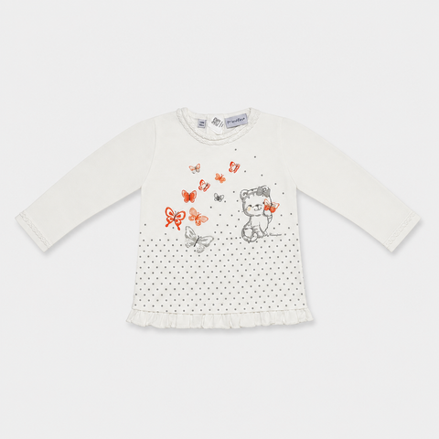 Maglietta maniche lunghe - Bambina - 72 - 77 | 9 mesi