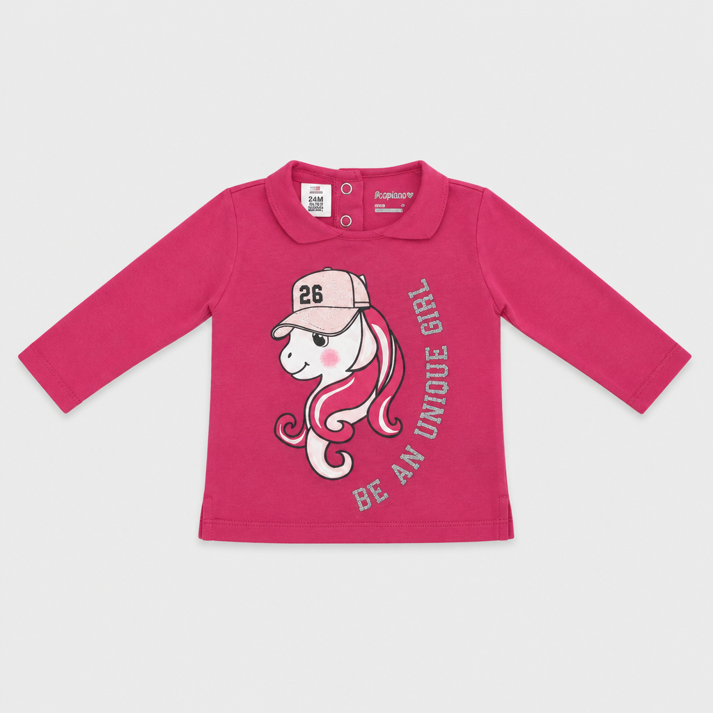 Maglietta maniche lunghe - Bambina - 60 - 65 | 3 mesi