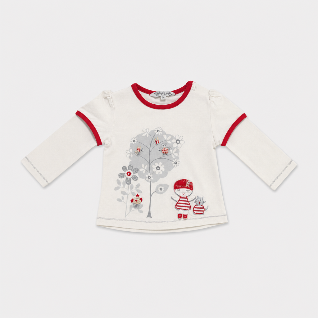 Maglietta maniche lunghe - Bambina - 60 - 65 | 3 mesi
