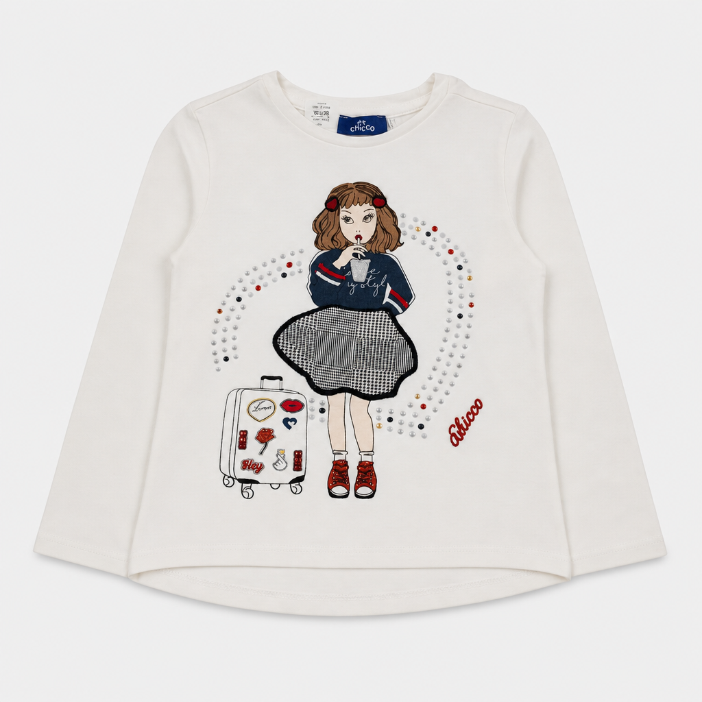 Maglietta maniche lunghe - Bambina - 90 - 95 | 2 anni