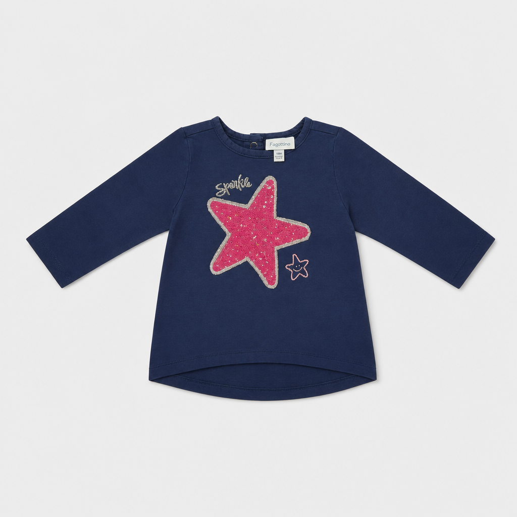 Maglietta maniche lunghe - Bambina - 60 - 65 | 3 mesi